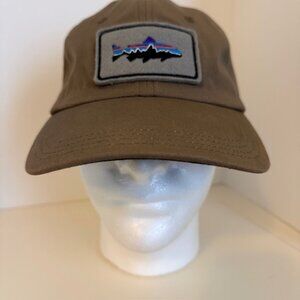 Patagonia Fishing Hat Adjustable Strapback Canvas Trout Outdoor